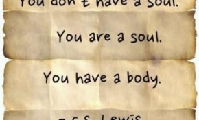 You don't have a soul you are a soul