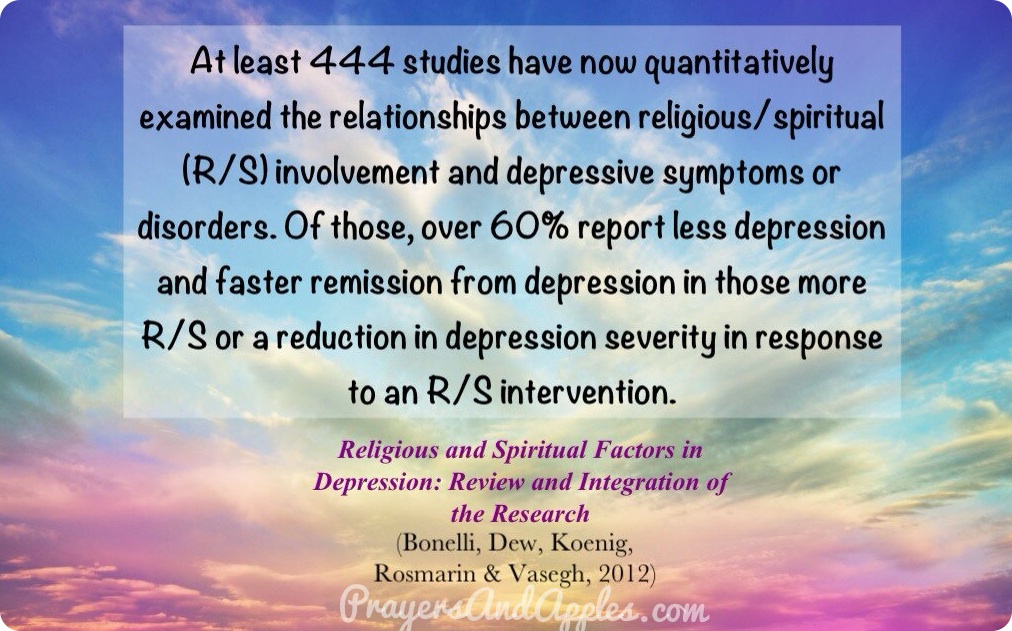 religion and depression statistics