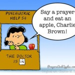 Prayers and Apples Charlie Brown