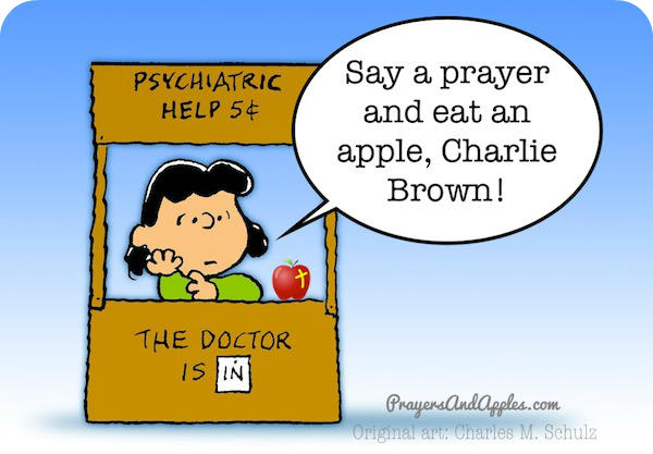 Prayers and Apples Charlie Brown