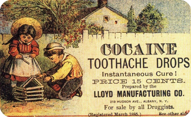 cocaine advertisement