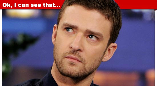 Justin Timberlake thinking