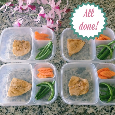 All done with gluten-free meal prep